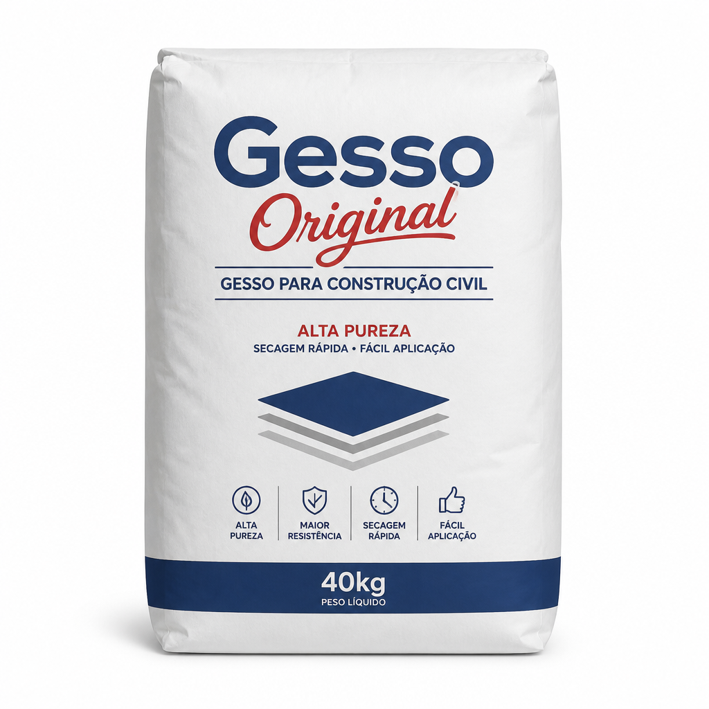 Gesso em Sacaria 40kg